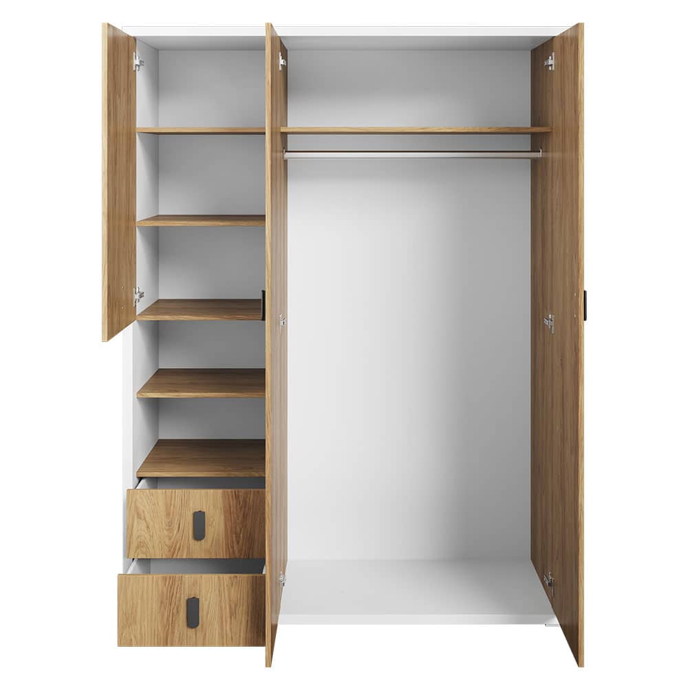 Massi MS-01 Wardrobe 150cm natural hickory 