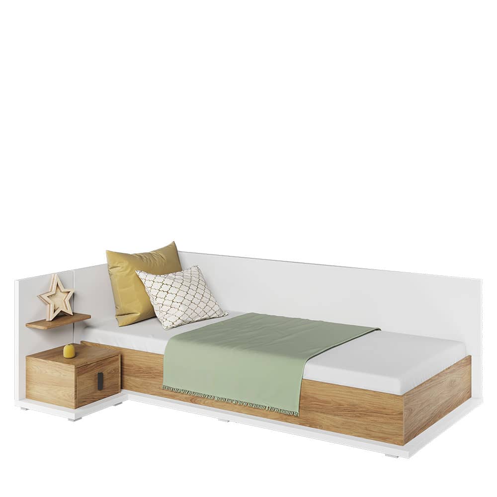 Massi MS-09 Bed Natural Hickory Alpine White
