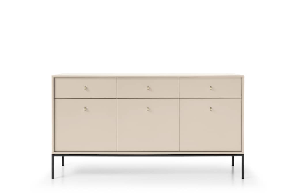 Mono Large Sideboard Cabinet Navy Beige