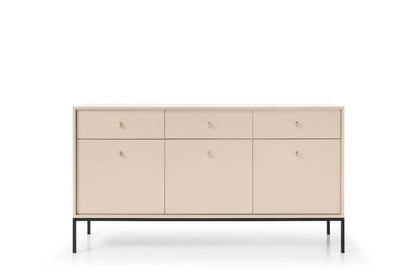 Mono Large Sideboard Cabinet Navy Beige