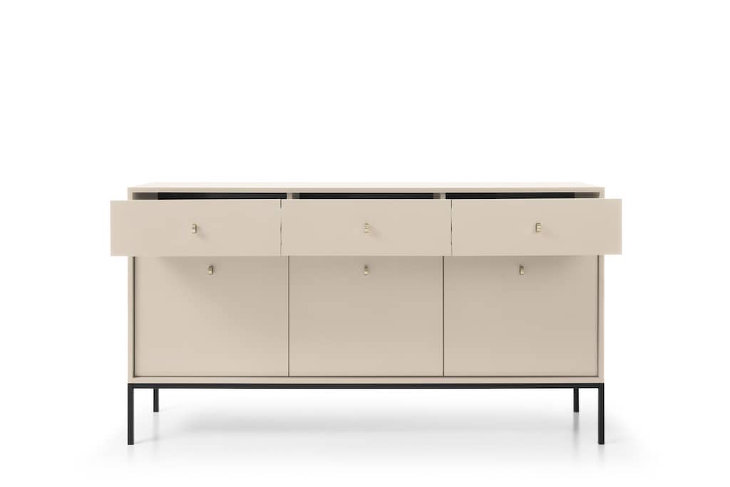 Mono Large Sideboard Cabinet Navy Beige