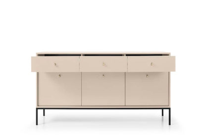 Mono Large Sideboard Cabinet Navy Beige