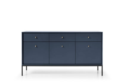 Mono Large Sideboard Cabinet Navy Beige