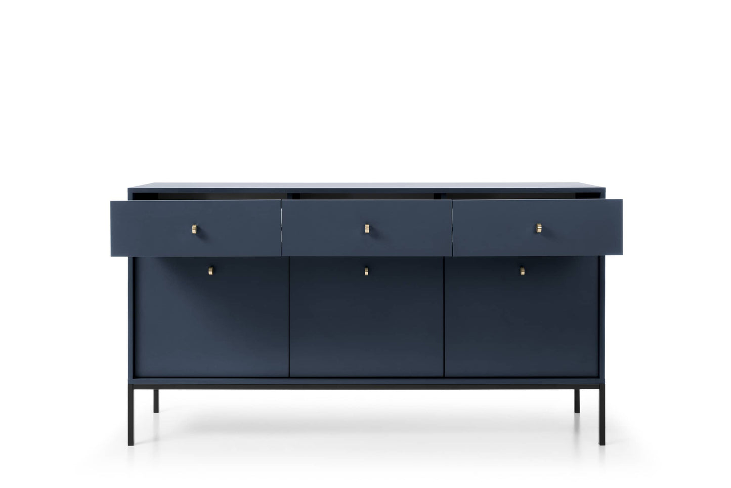 Mono Large Sideboard Cabinet Navy Beige