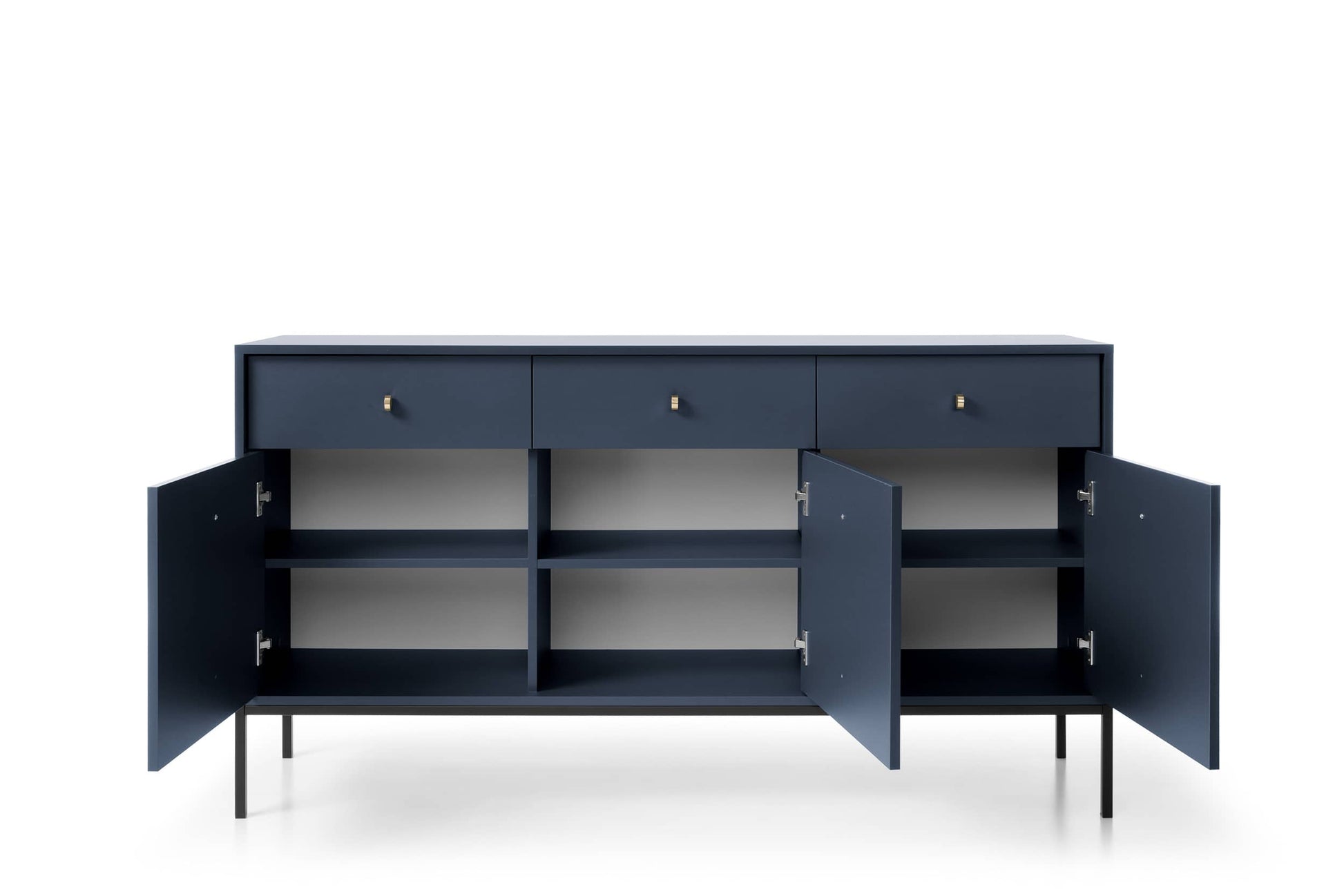 Mono Large Sideboard Cabinet Navy Beige