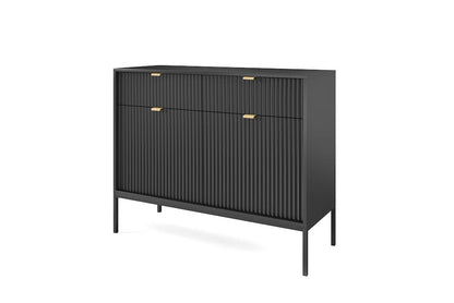 Nova Sideboard Cabinet .Black Matt.Grey Matt