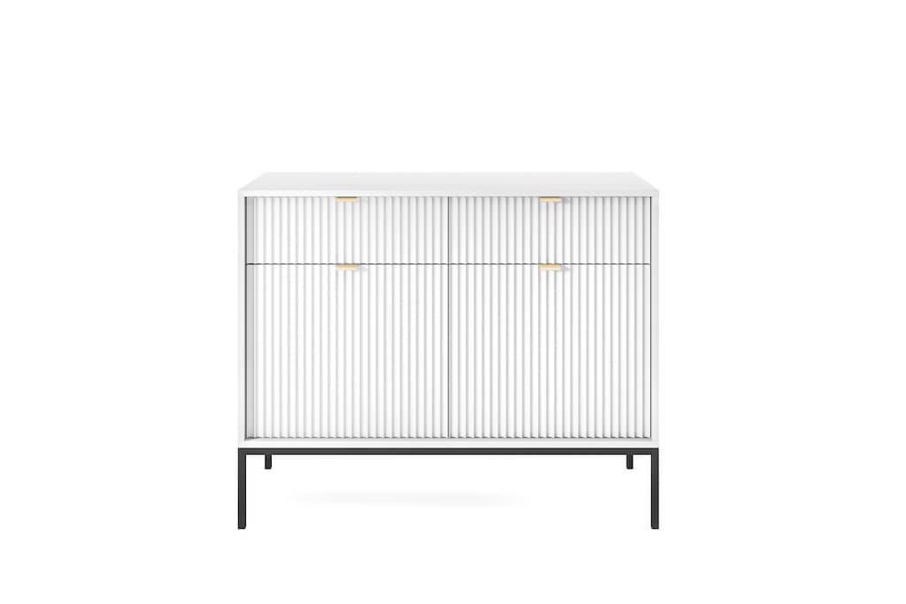 Nova Sideboard Cabinet .Black Matt.Grey Matt