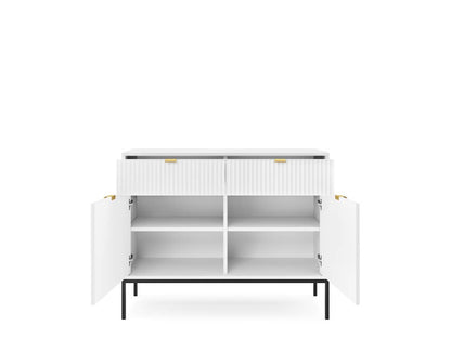 Nova Sideboard Cabinet .Black Matt.Grey Matt