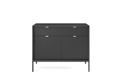 Nova Sideboard Cabinet .Black Matt.Grey Matt