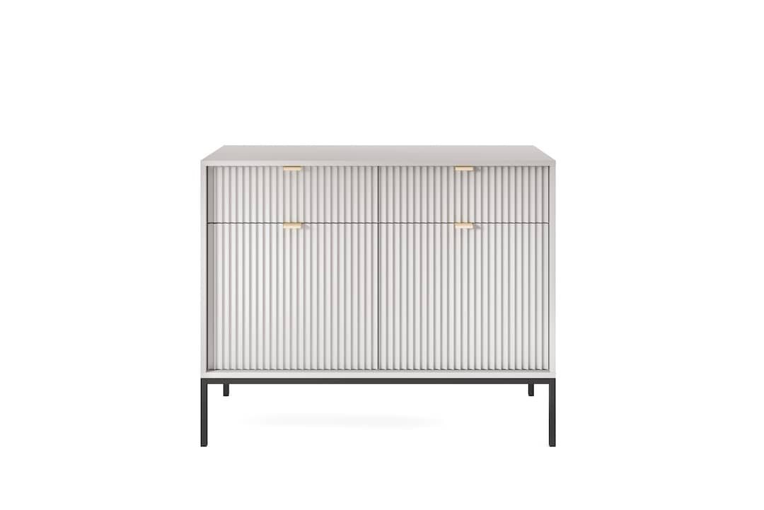 Nova Sideboard Cabinet .Black Matt.Grey Matt