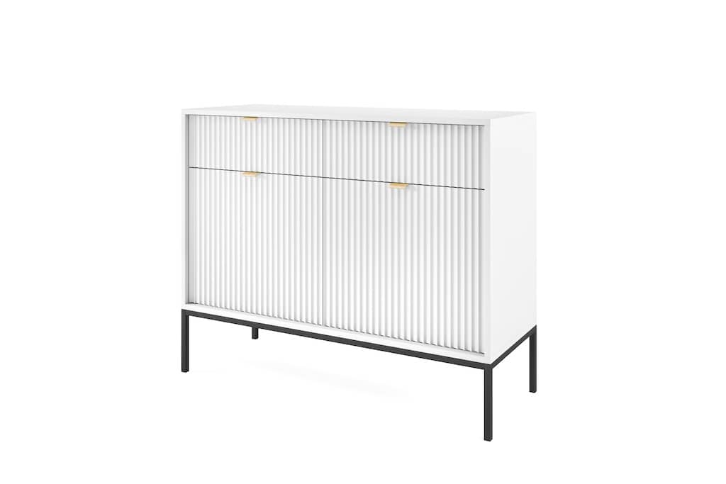 Nova Sideboard Cabinet .Black Matt.Grey Matt
