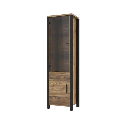 Olin Tall Display Cabinet Appenzeller  Black matt
