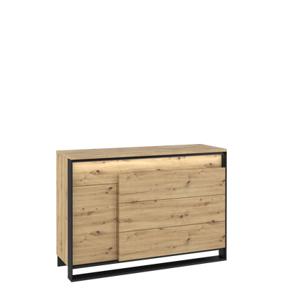Quant  1 Door 3 Drawers Cabinet oak artisan
