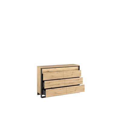 Quant  Chest of Drawers Artisan Black Matt