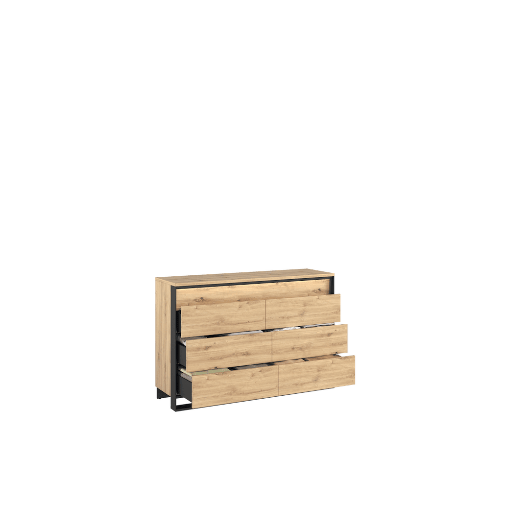 Quant  Chest of Drawers Artisan Black Matt