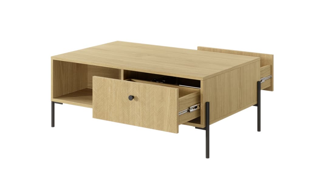 Scandi Coffee Table 101cm Scandi Oak