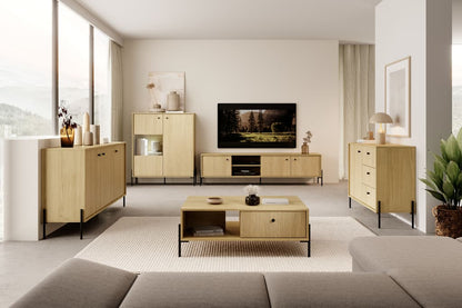 Scandi Sideboard Cabinet Scandi Oak