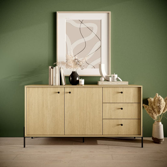 Scandi Sideboard Cabinet Scandi Oak