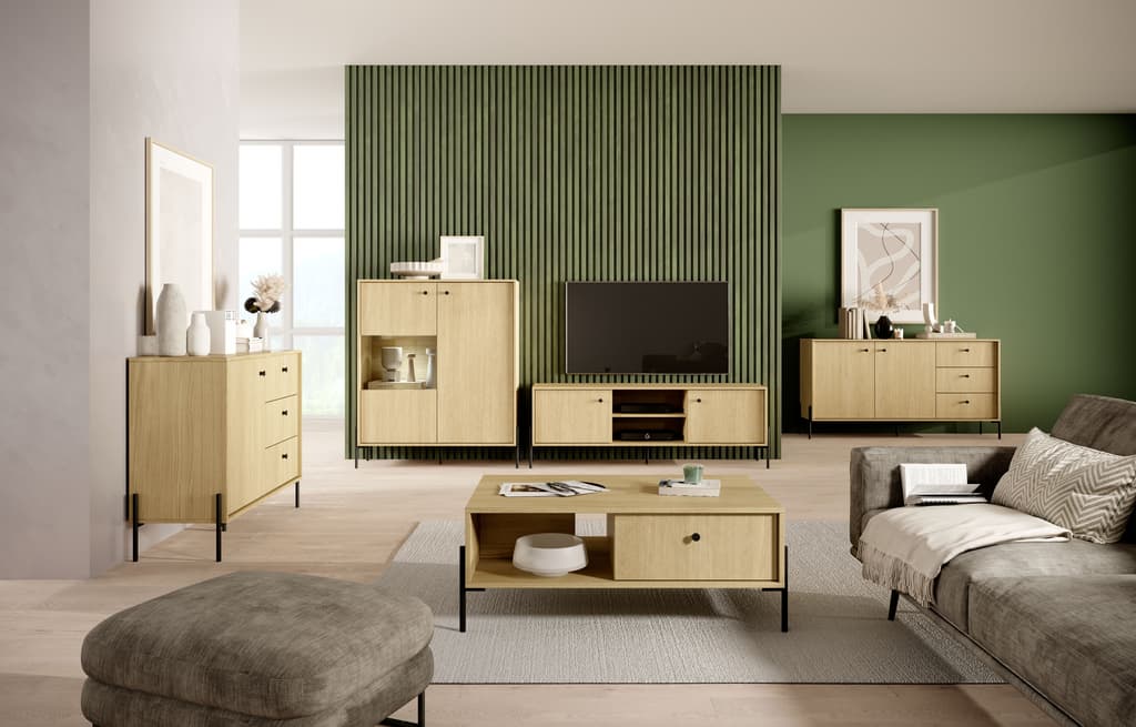 Scandi Sideboard Cabinet Scandi Oak