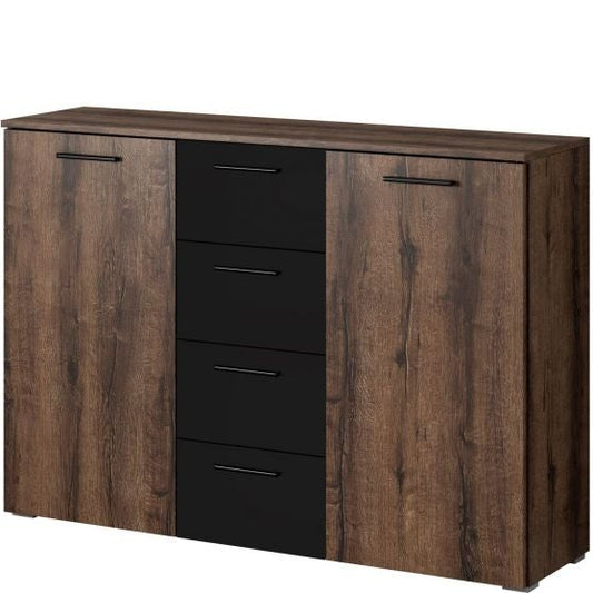 Beta Sideboard Oak Monastery & Black 