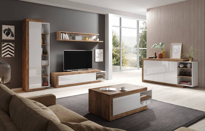 Sintra 99 Coffee Table Oak Sandal & White