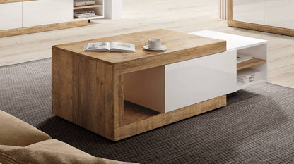 Sintra 99 Coffee Table Oak Sandal & White