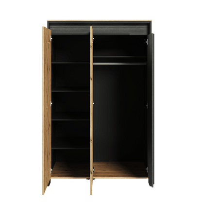 Spot SP-01 Hinged Wardrobe 123cm oak artisan