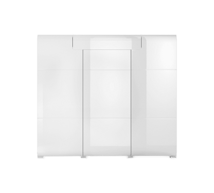 Toledo 76 Sideboard oak san Reno grey gloss white