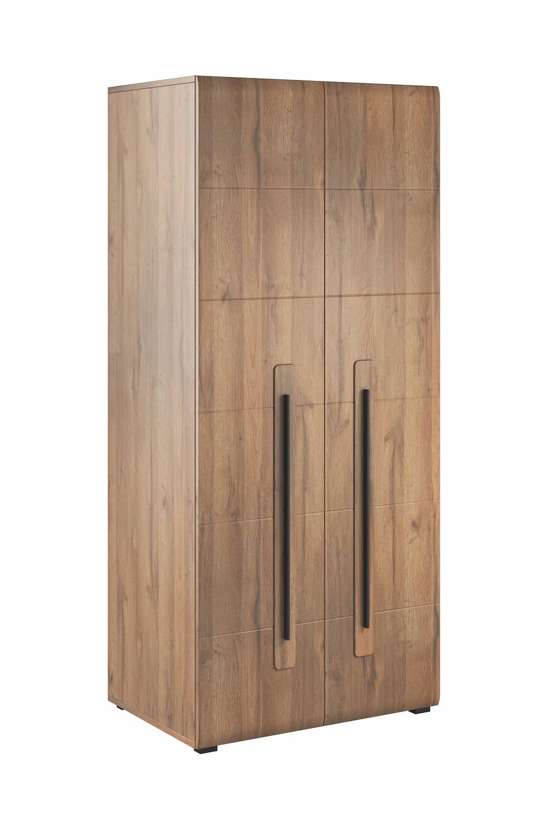 Tulsa 18 - 2 Door Wardrobe 90cm White Oak Grandson