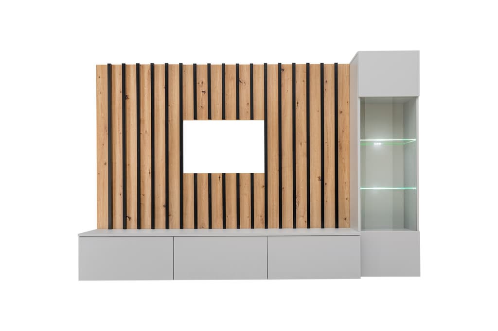 Verti Entertainment Unit pearl grey