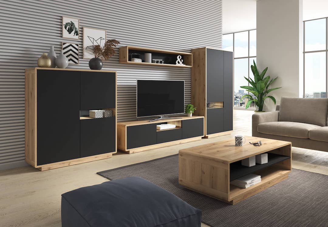 Aston 40 TV Cabinet black
