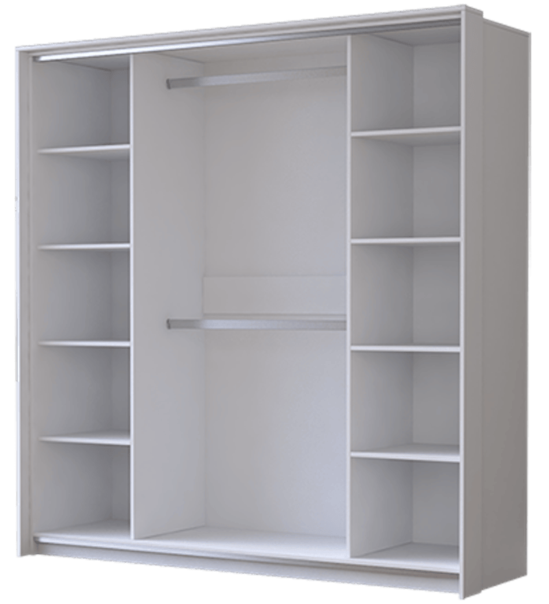 Aurelia Hinged Door Wardrobe 206cm White