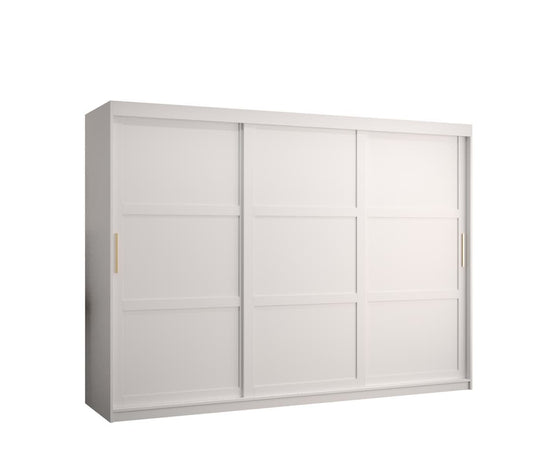 Ramiro I Sliding Door Wardrobe 250cm white black