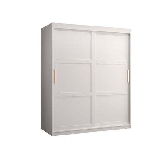 Ramiro I Sliding Door Wardrobe 150cm white black