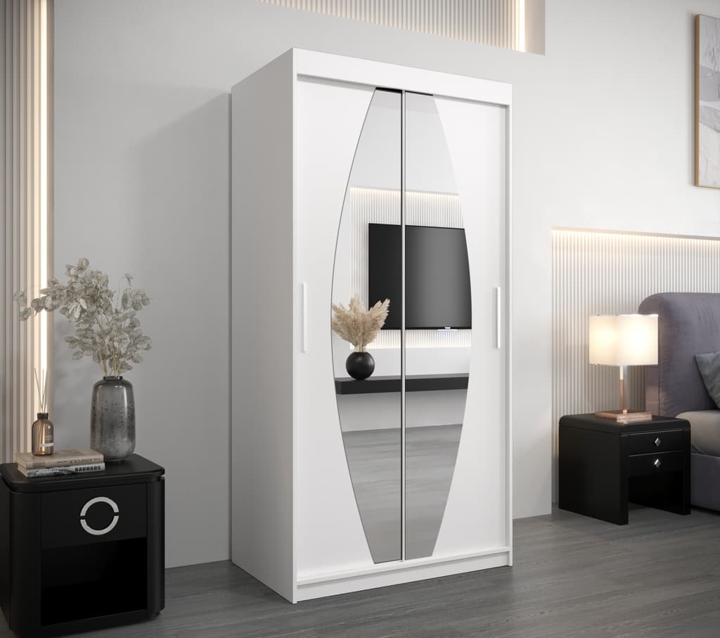 Elypse Sliding Door Wardrobe 100cm