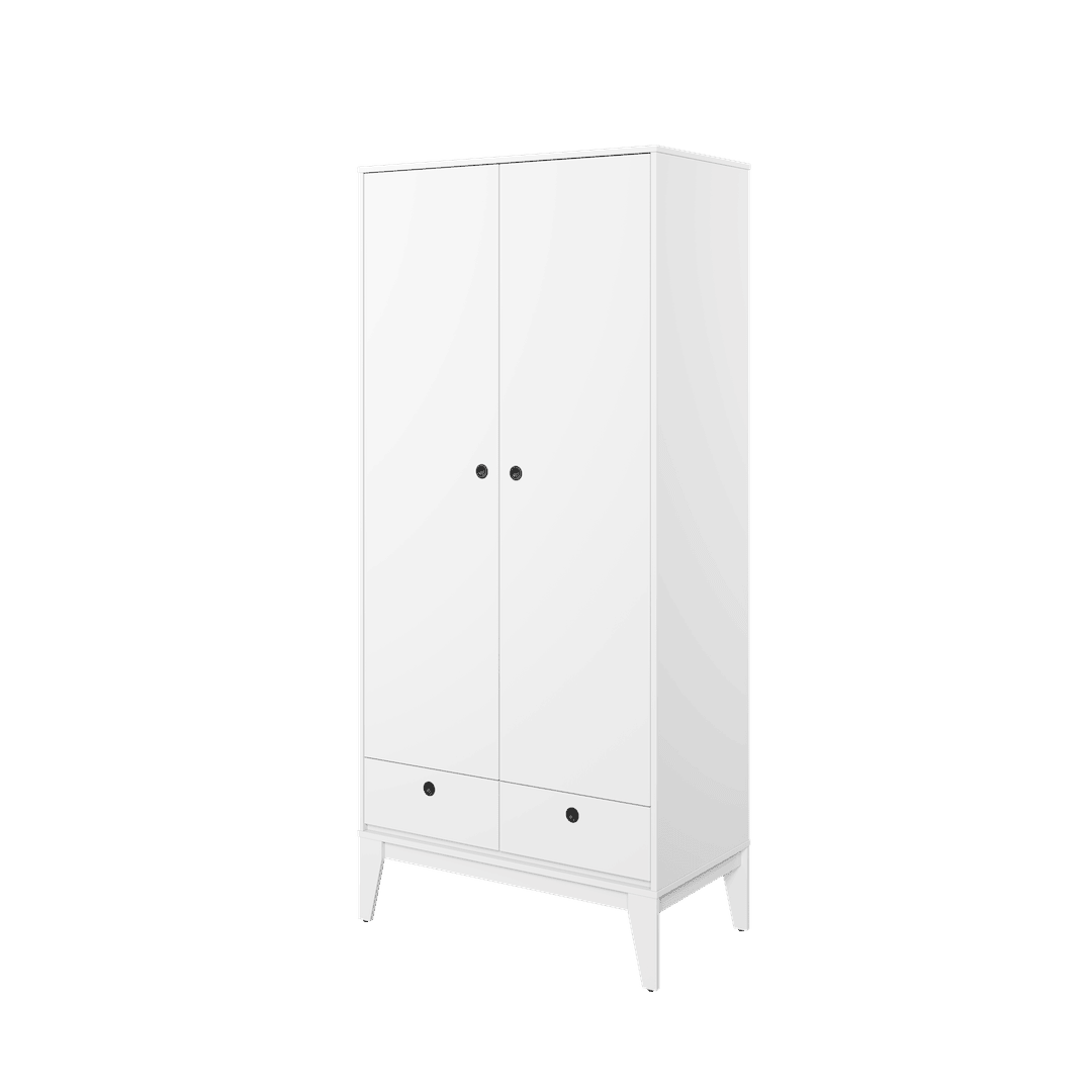 Femii FE-01 Hinged Wardrobe 92cm White Matt