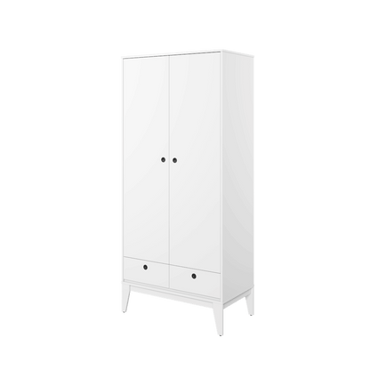 Femii FE-01 Hinged Wardrobe 92cm White Matt