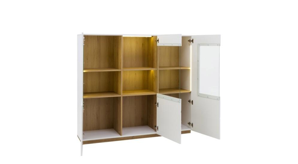 Futura FU-06 Display Cabinet white gloss 