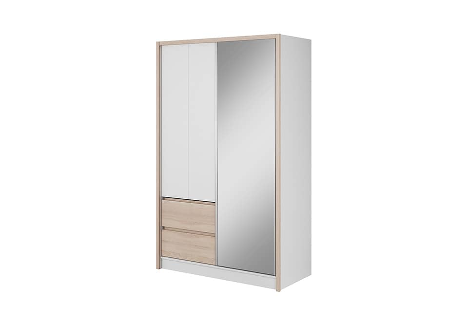 Sara Sliding Door Wardrobe 134cm