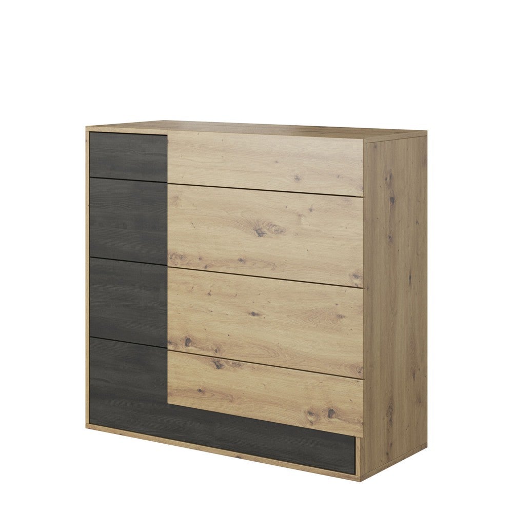 Bafra Chest of Drawers Oak Artisan & Norwegian Pine