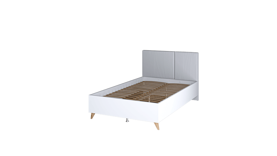 Mood MD-12 Bed Frame [EU Small Double] white