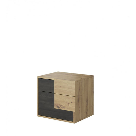 Bafra Bedside Table Oak Artisan & Norwegian Pine