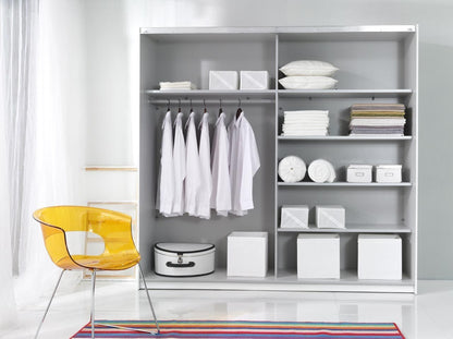 Beta Sliding Door Wardrobe black 